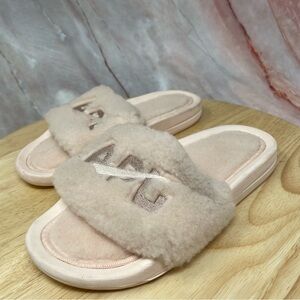 APL Shearling Slide Sandals Size 5